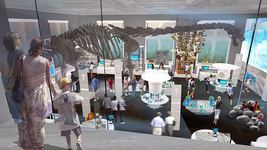 GALLEY IS VISIBLE FROM THE SECOND FLOOR HALLWAY